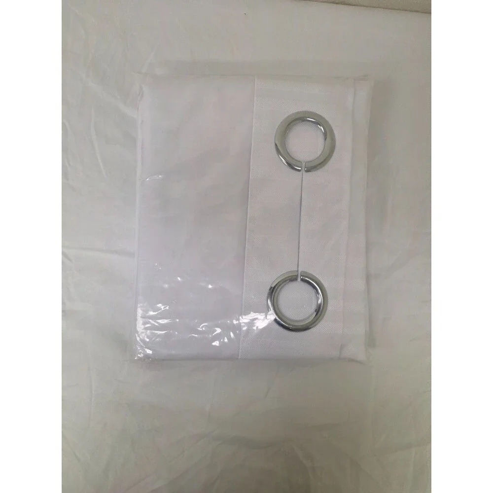 Wyndham Hookless Shower Curtain Green with Snap-In Liner 77